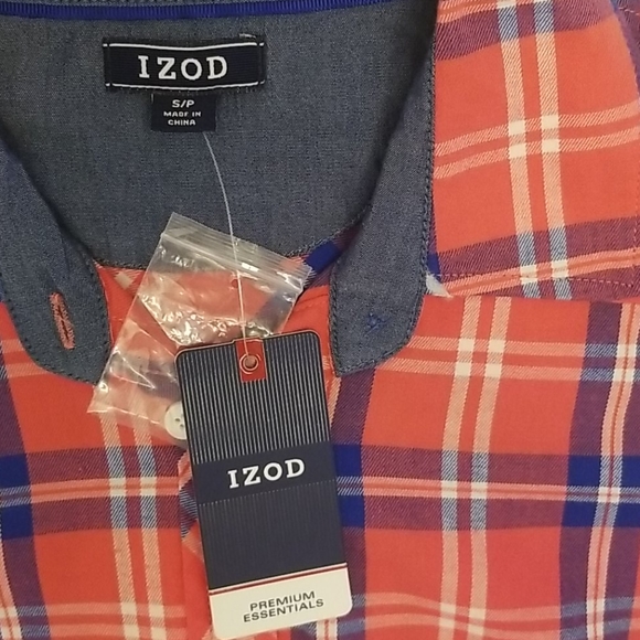 NWT Izod womens flannel shirt size S - Picture 2 of 9